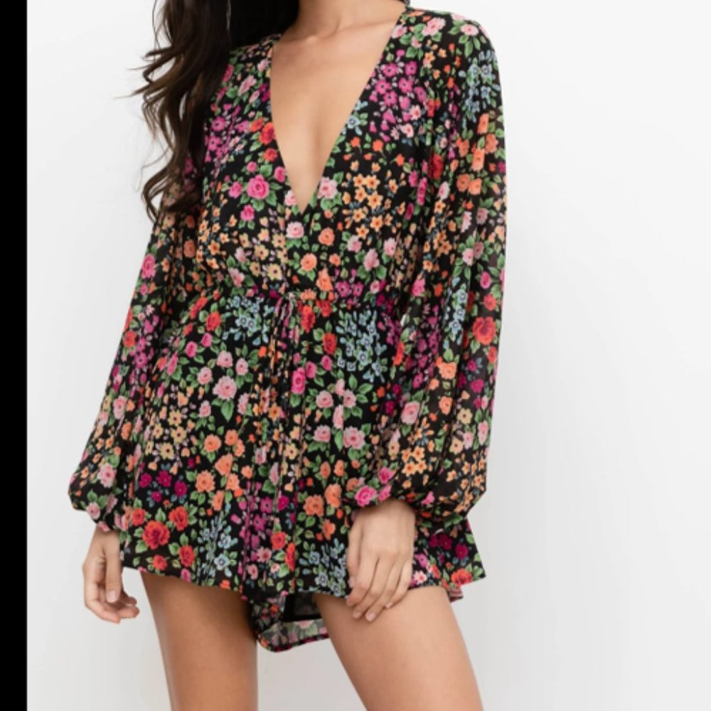 YUMI KIM, Naomi romper, Size XS, Kingston Garden (floral)